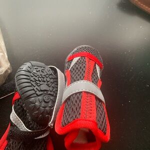 Silver Jeans Red and Black Dog Boots